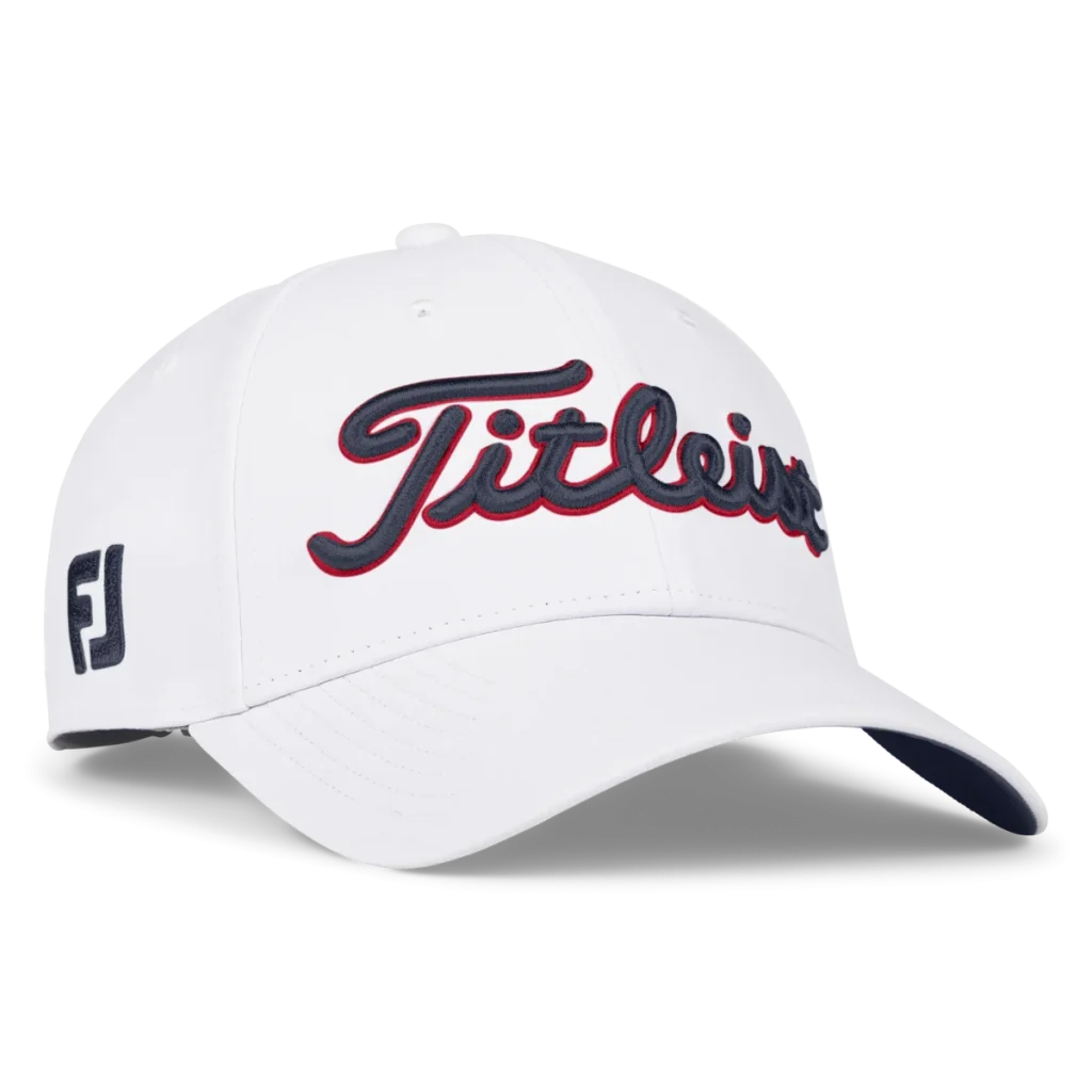 Titleist Tour Performance Hat – White/Navy/Red