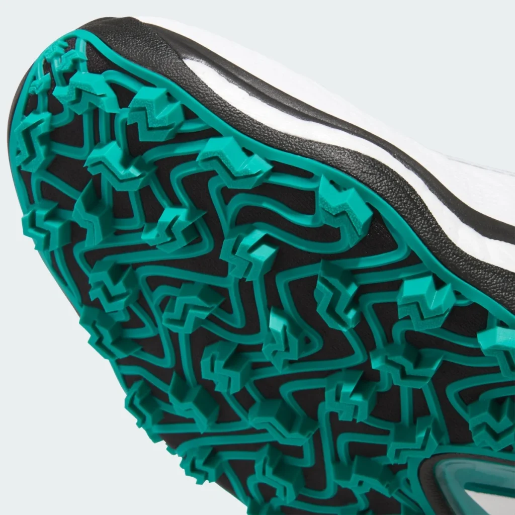 adidas Giày Golf Đinh Liền Codechaos BOA 25 – Nam – Cloud White / Core Black / Pure Teal