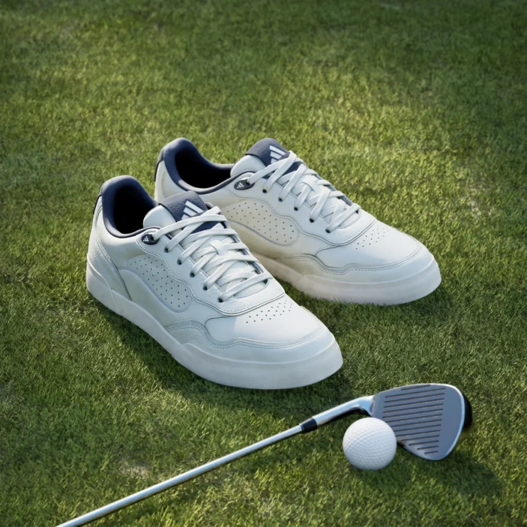 adidas Giày Golf Đinh Liền Retrocross 25 – Nam – Off White / Night Indigo / Off White