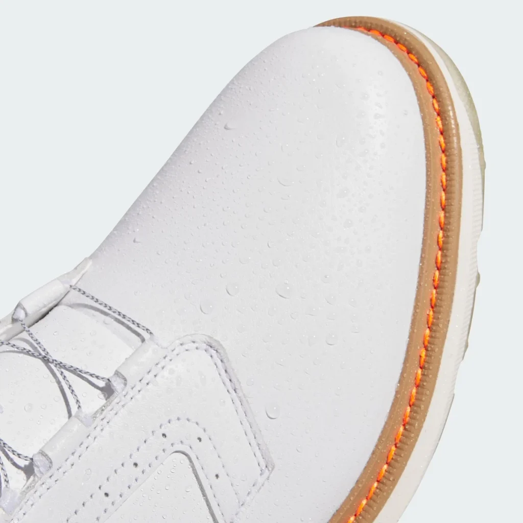 adidas Giày Golf Đinh Liền MC70 BOA – Unisex – Cloud White / Cardboard / Ice Tangerine