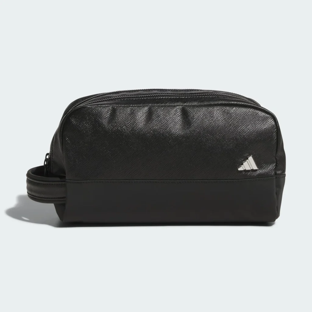 adidas Túi Pouch Da PU Khóa Kéo Kép