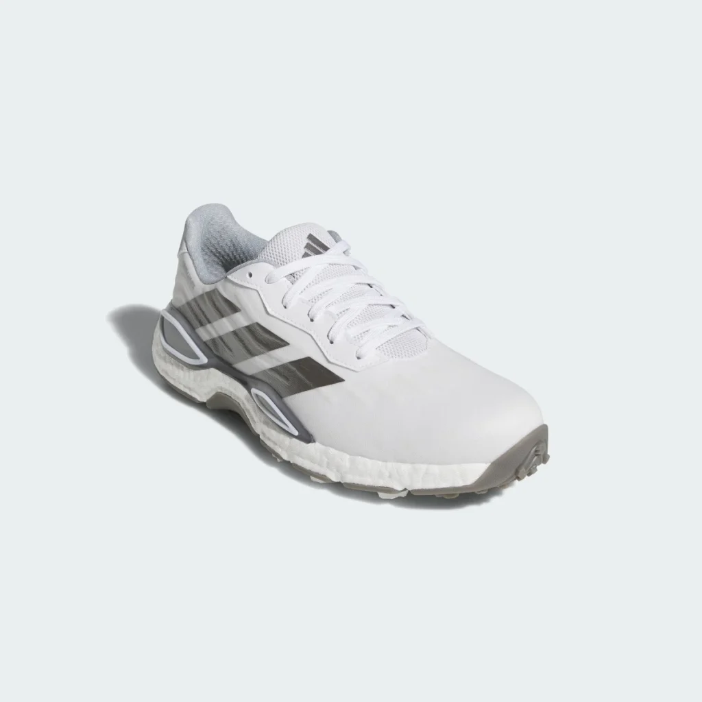 adidas Giày Golf Đinh Liền Codechaos 27 – Nam – Cloud White / Iron Metallic / Silver Metallic