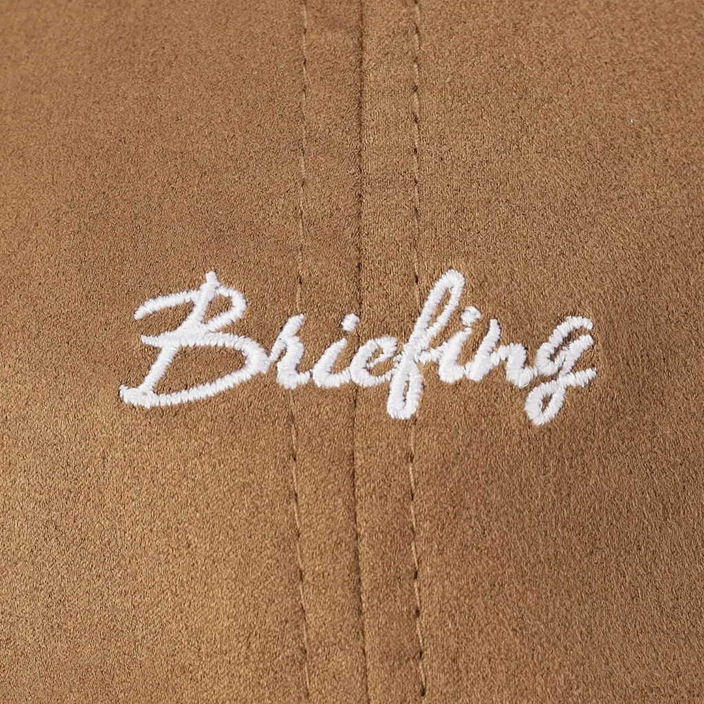 Mũ Lưỡi Trai Da Lộn BRIEFING Small Logo Ribbon – Nữ