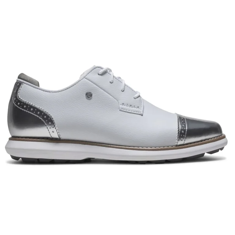 Giày Golf Đinh Liền FootJoy Traditions Cap Toe – Nữ