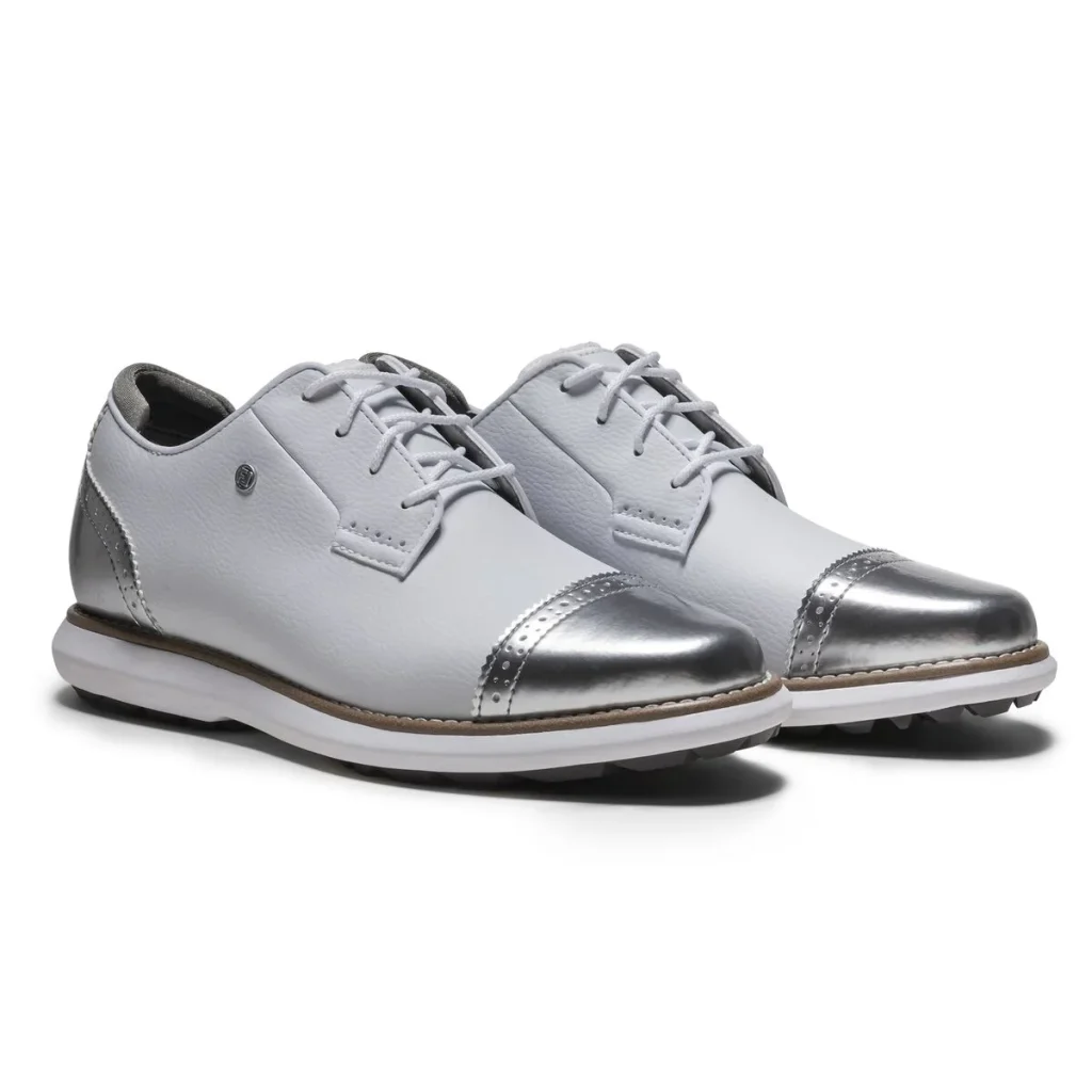 Giày Golf Đinh Liền FootJoy Traditions Cap Toe – Nữ